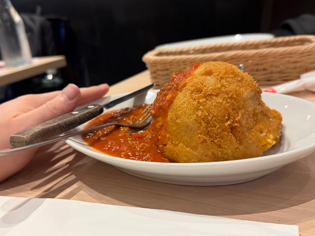 カプリチョーザのライスコロッケ